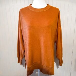 aerie Oversized Coziest Desert Fuzzy Sweatshirt